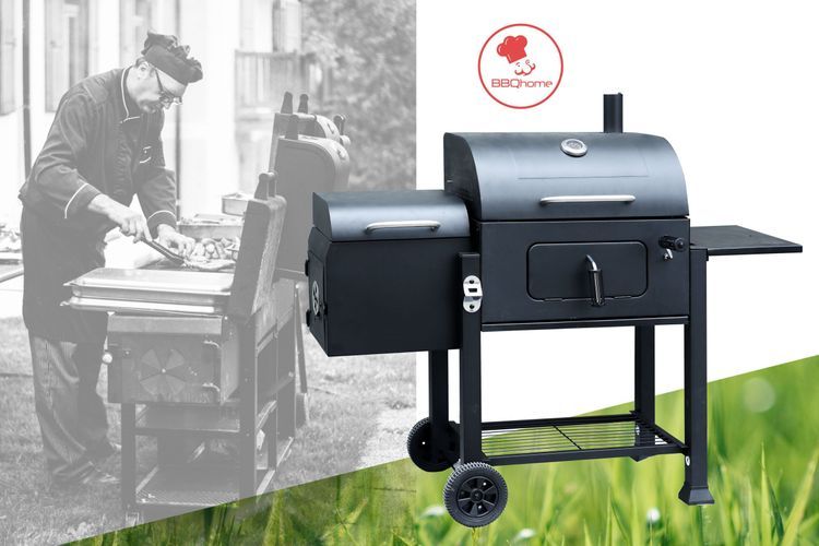 No. 3 - Bếp Nướng Than Hoa VISTA Charcoal Grill W/ Offset SmokerLM212 - 4