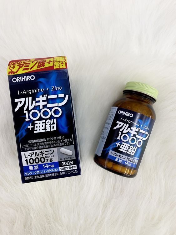 No. 3 - L-Arginine 1000mg Và Zinc Orihiro - 1