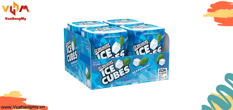 No. 1 - Kẹo Cao Su Ice Cubes Không Đường - 6