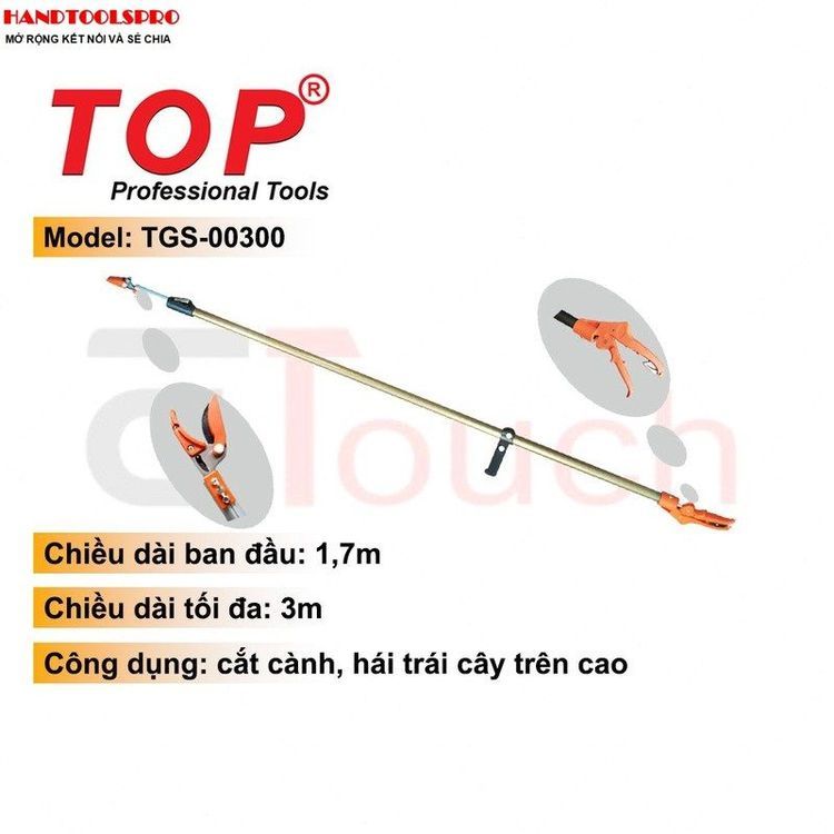 No. 2 - Kéo Cắt Cành Trên Cao TOP TGS-00300 - 4