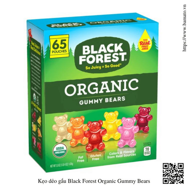 No. 5 - Kẹo Dẻo Hữu Cơ Hình Gấu Black Forest - 3