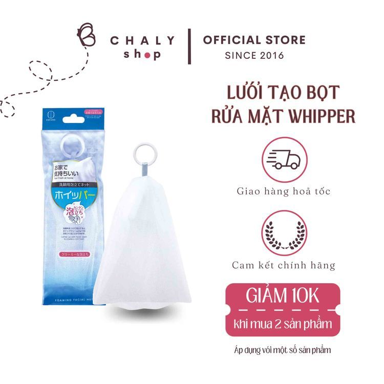 No. 4 - Lưới Tạo Bọt Rửa Mặt Whipper Nhật Bản - 2