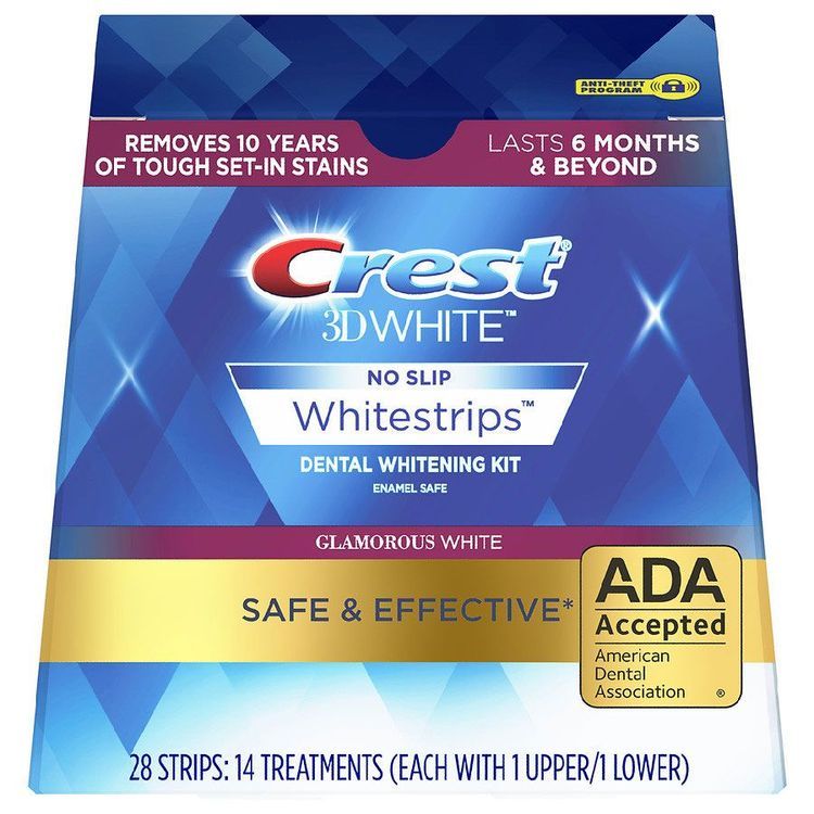 No. 1 - Miếng Dán Trắng Răng Crest 3D White Whitestrips Glamorous White - 1