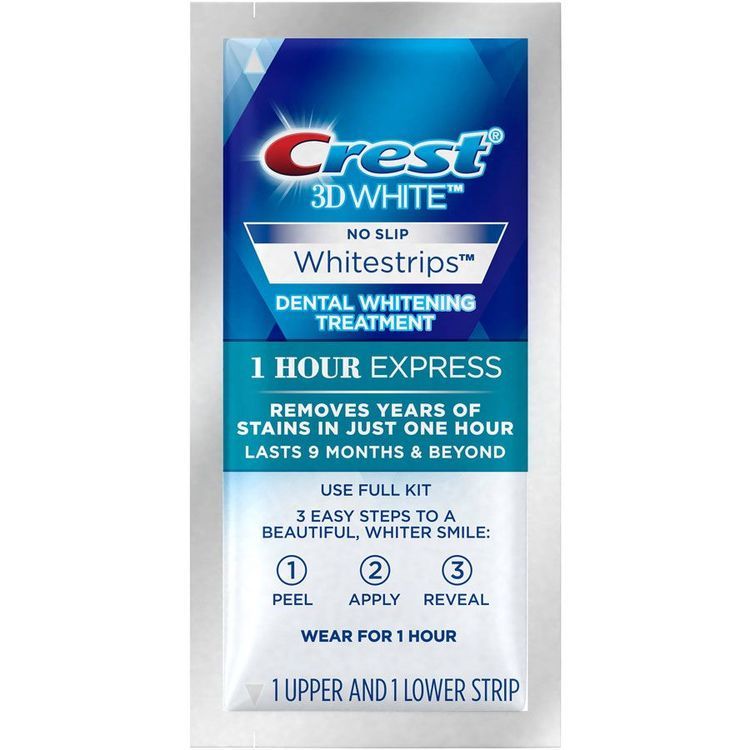 No. 6 - Miếng Dán Trắng Răng Crest 3D White 1 Hour Express - 3