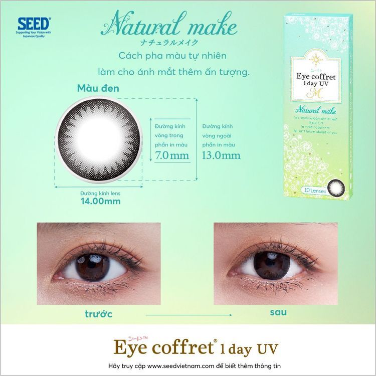 No. 4 - Kính Áp Tròng Màu Eye Coffret 1 Day UV - 3