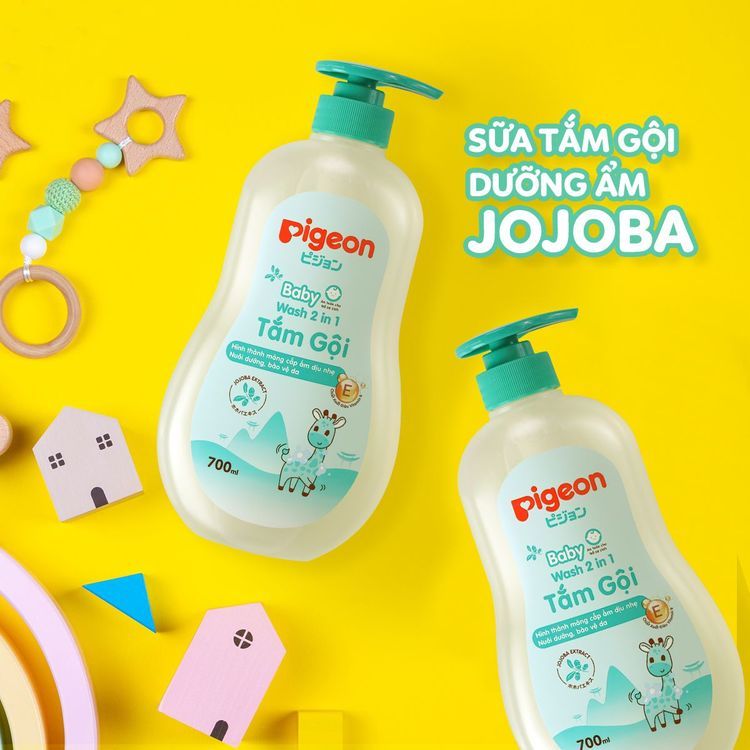 No. 7 - Sữa Tắm Gội Pigeon Baby Wash 2 in 1 - 3