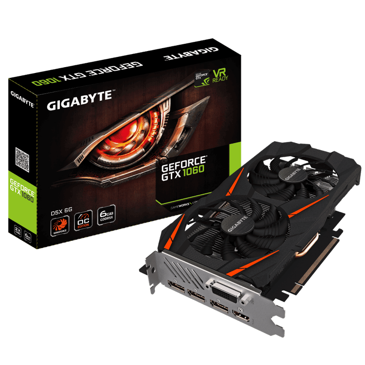 No. 2 - GIGABYTE GeForce® GTX 1060 - 3