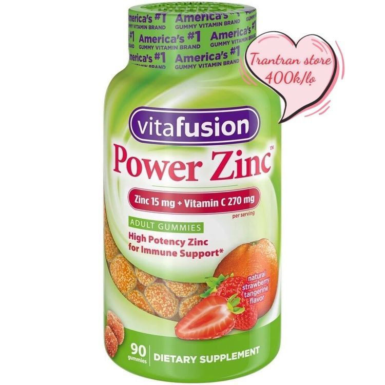 No. 4 - Kẹo Dẻo Vitamin C + Kẽm Vitafusion Power Zinc - 4