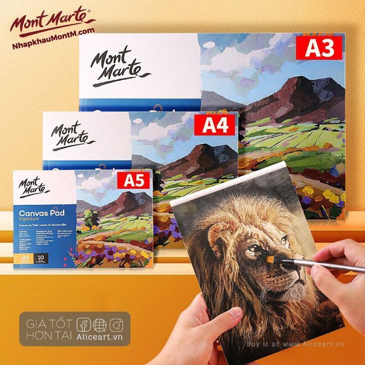 No. 4 - Sketchbook Canvas Pad Marte Mont Marte - 4