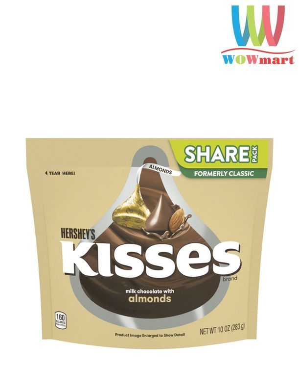 No. 7 - Socola Hạnh Nhân Kisses Milk Chocolate with Almonds - 2