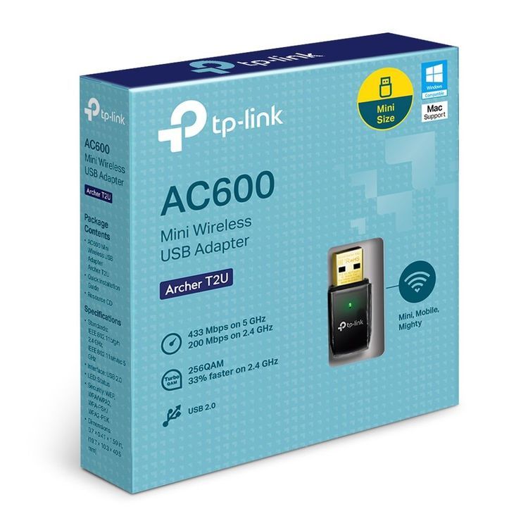 No. 8 - USB Wi-Fi Cho PC TP-Link Archer T2U Plus - 4