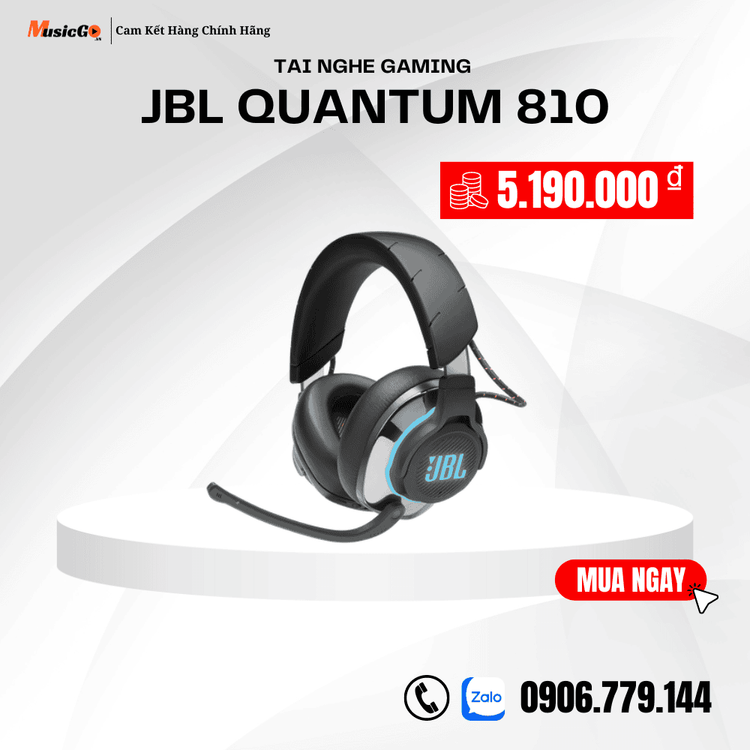 No. 7 - Tai Nghe Chơi Game Không Dây JBL Quantum 810 - 1