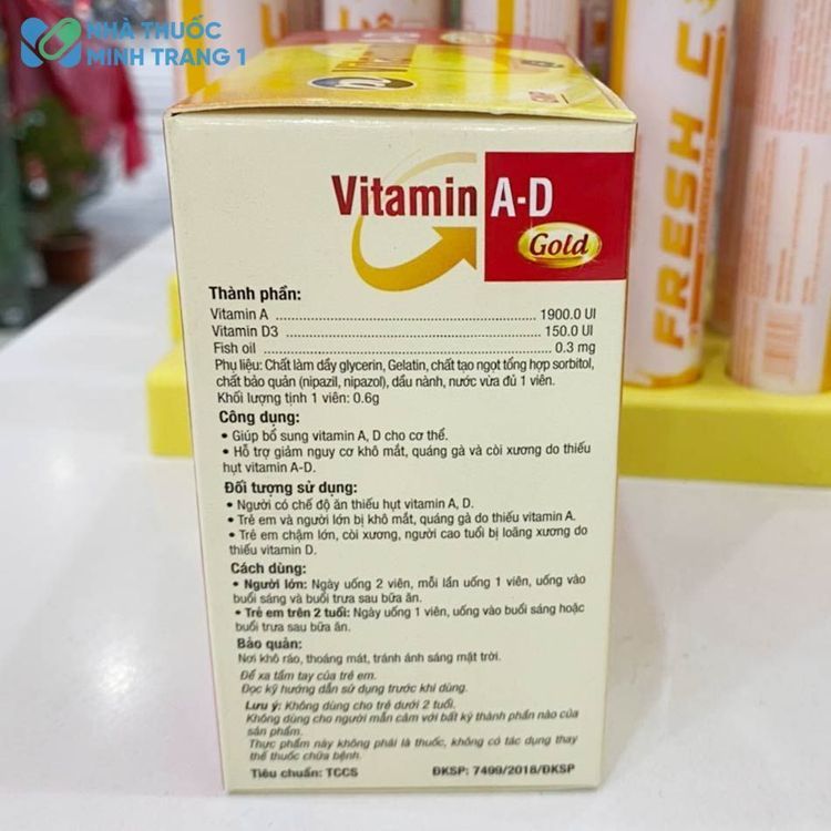 No. 2 - Viên Uống Vitamin A - D Gold - 5