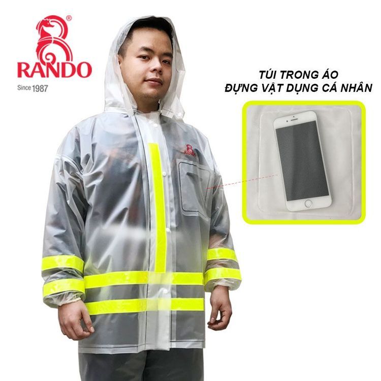 No. 8 - Áo Mưa Bộ Trong Màu Rando ASPC-01 - 5