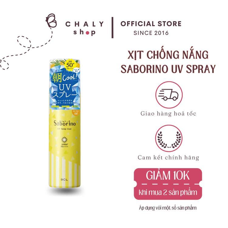 No. 7 - Xịt Chống Nắng Saborino Morning UV Spray Cool - 6