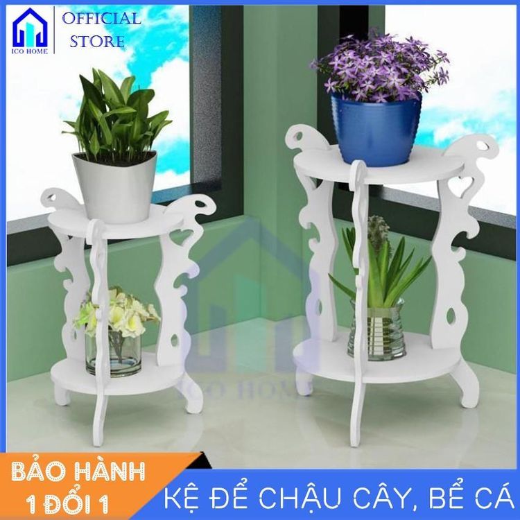 No. 5 - Kệ Để Cây Gỗ Nhựa Ico Home - 6