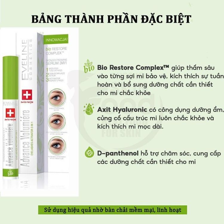 No. 6 - Serum Dưỡng Dài Mi 3 Trong 1 Eveline Advance Volumiére - 2