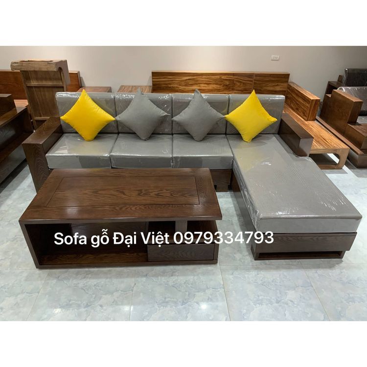 No. 8 - Sofa Góc Gỗ Sồi NgaBG081 - 3