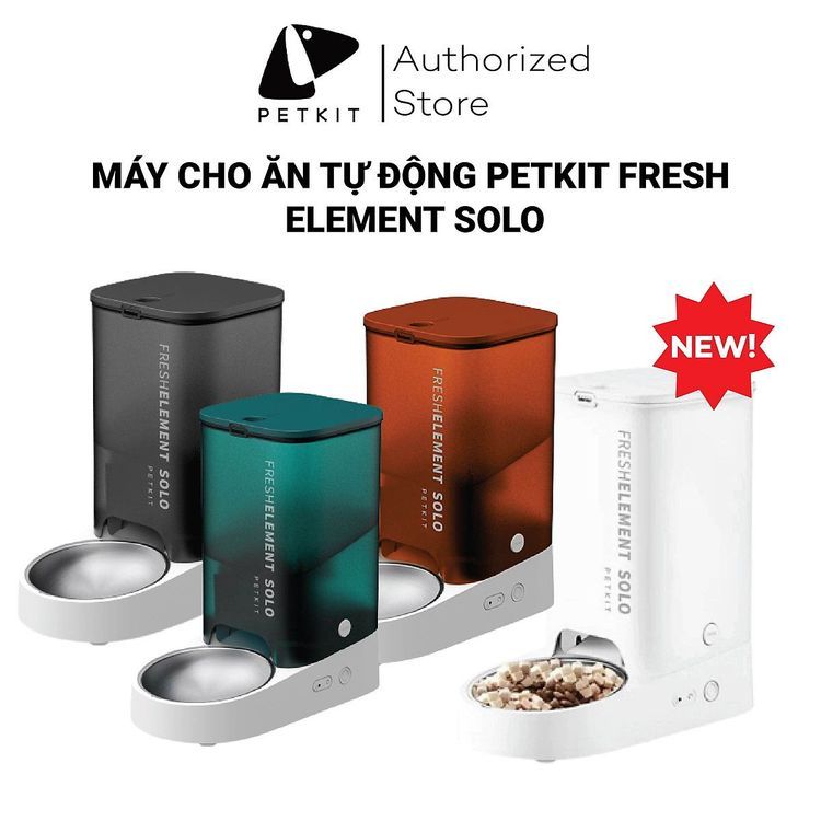 No. 1 - Máy Cho Chó Mèo Ăn Tự Động Fresh Element Solo - 4