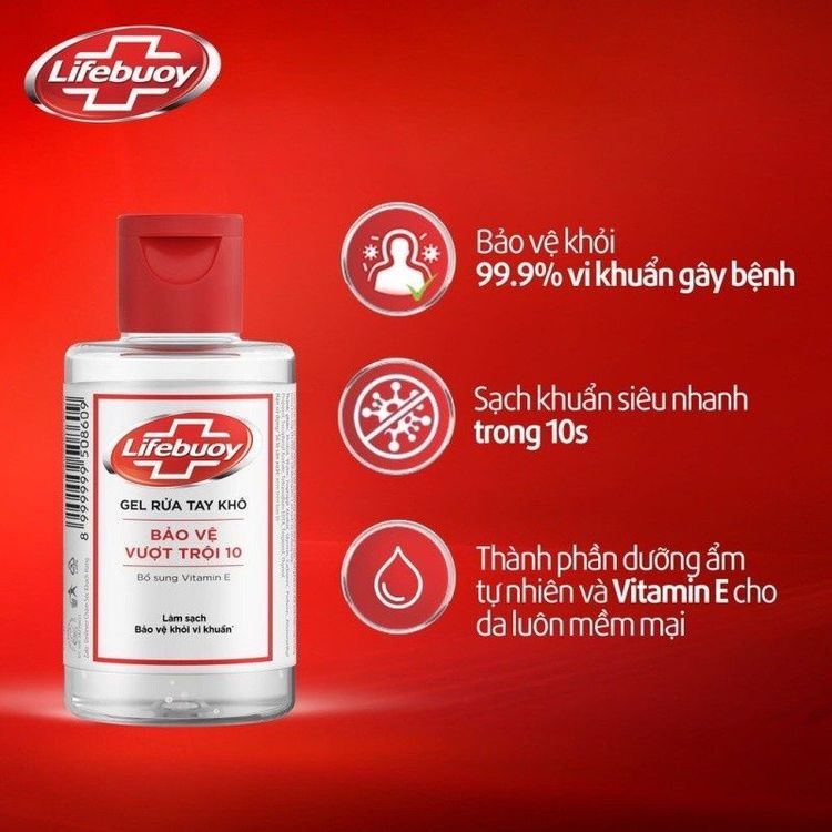 No. 1 - Gel Rửa Tay Khô Lifebuoy Total 10 - 5