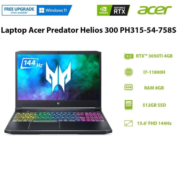 No. 5 - Laptop Acer Predator Helios 300 (PH315-54-758S) - 5