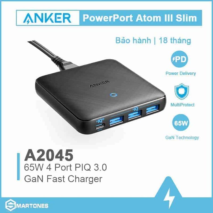 No. 6 - Củ Sạc Anker PowerPort Atom III SlimA2045 - 2