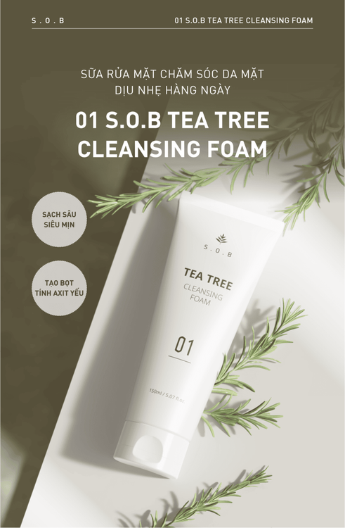 No. 5 - Sữa Rửa Mặt Tạo Bọt Tea Tree - 1