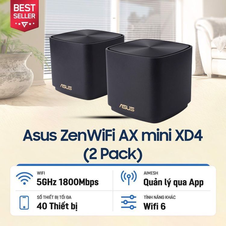 No. 1 - Wi-Fi Mesh ASUS XD4 (2 Pack) - 2