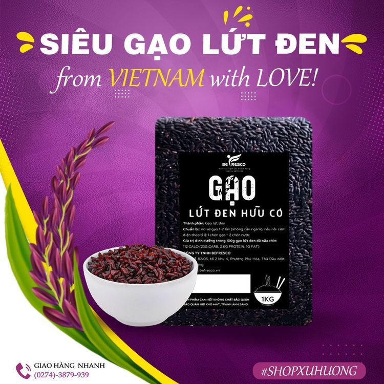 No. 8 - Gạo Lứt Đen Befresco - 4