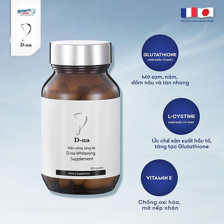 No. 1 - Viên Uống Sáng Da D-na Whitening Supplement - 2