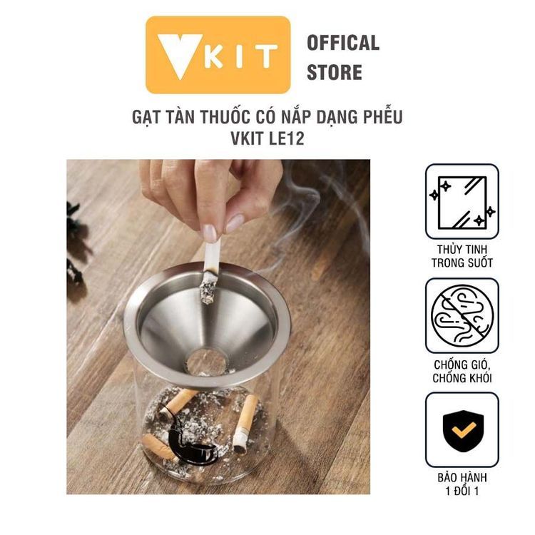 No. 5 - Gạt Tàn Thuốc VKIT LE12 - 4