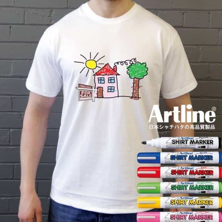 No. 1 - Bút Vẽ Áo Artline EKT-2 Shirt Marker - 4