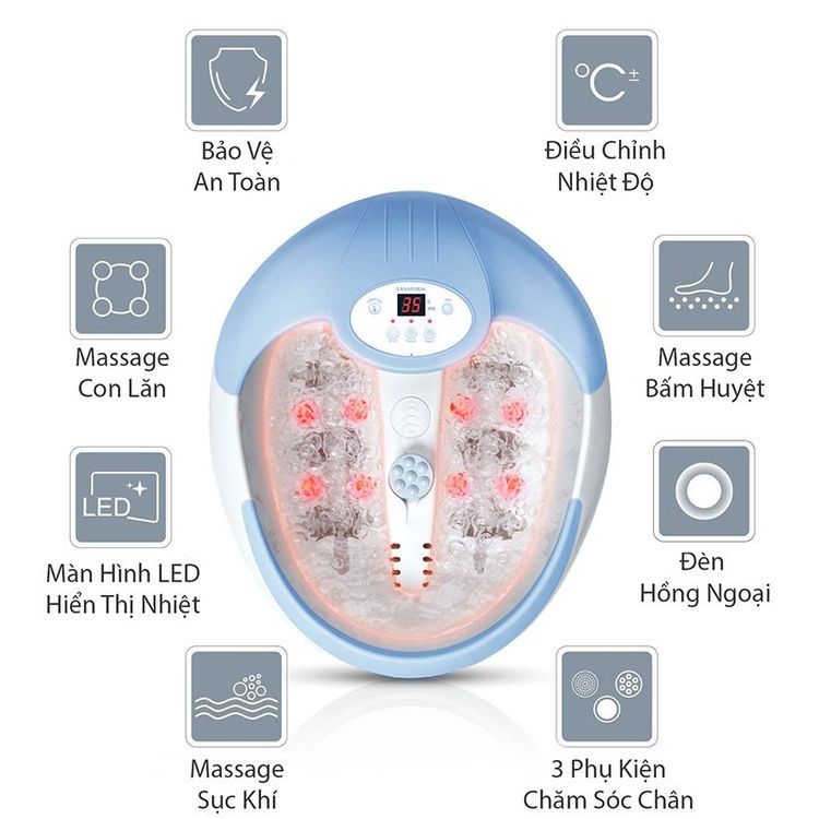 No. 5 - Bồn Ngâm Chân Hồng Ngoại Lanaform - 3