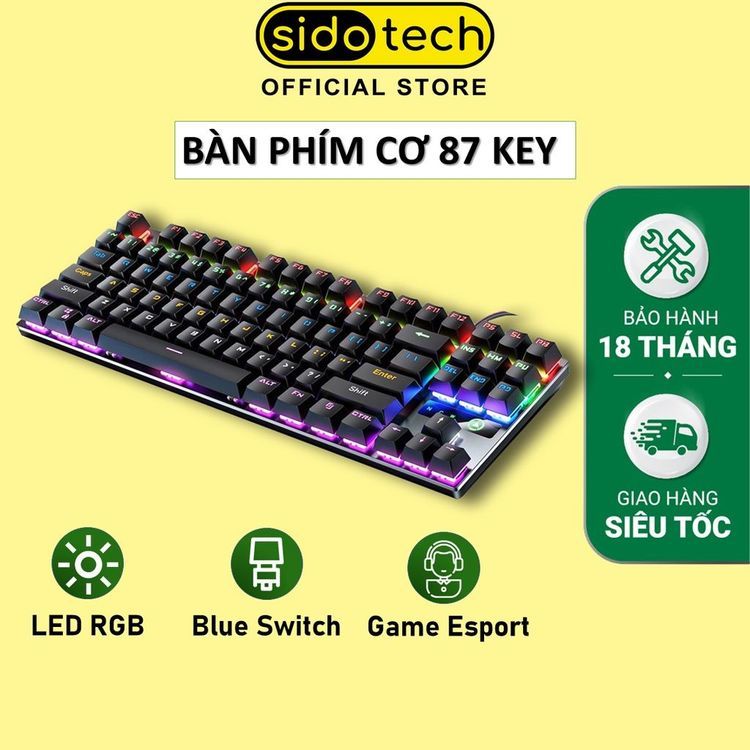 No. 6 - Bàn Phím Máy Tính Cơ Gaming SIDOTECH ZK-3 - 4