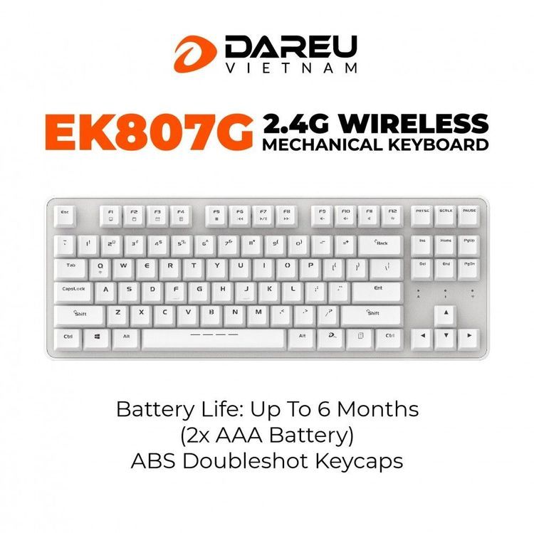 No. 5 - Bàn Phím Cơ Không Dây DAREU EK807G - 5