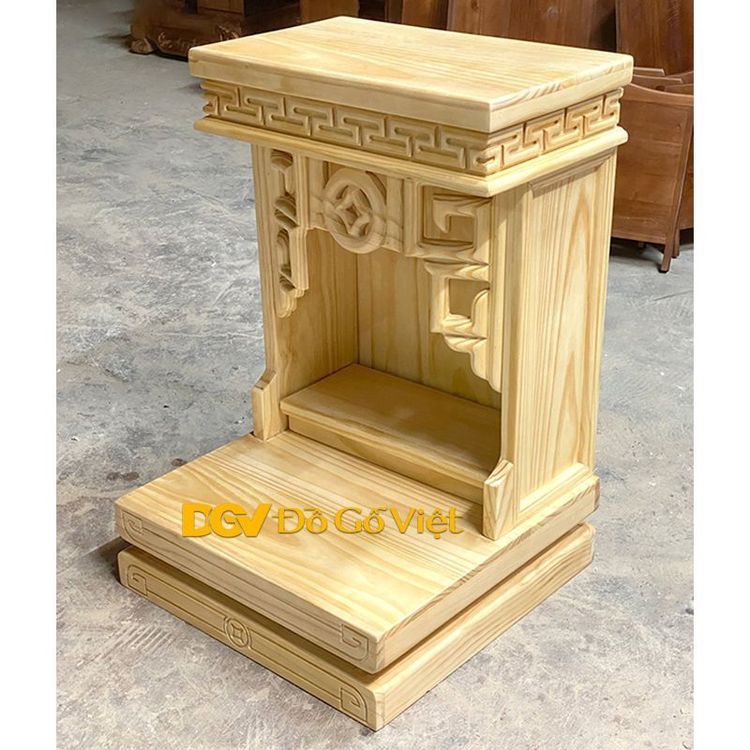No. 1 - Bàn Thờ Ông Địa Gỗ Thông - 6