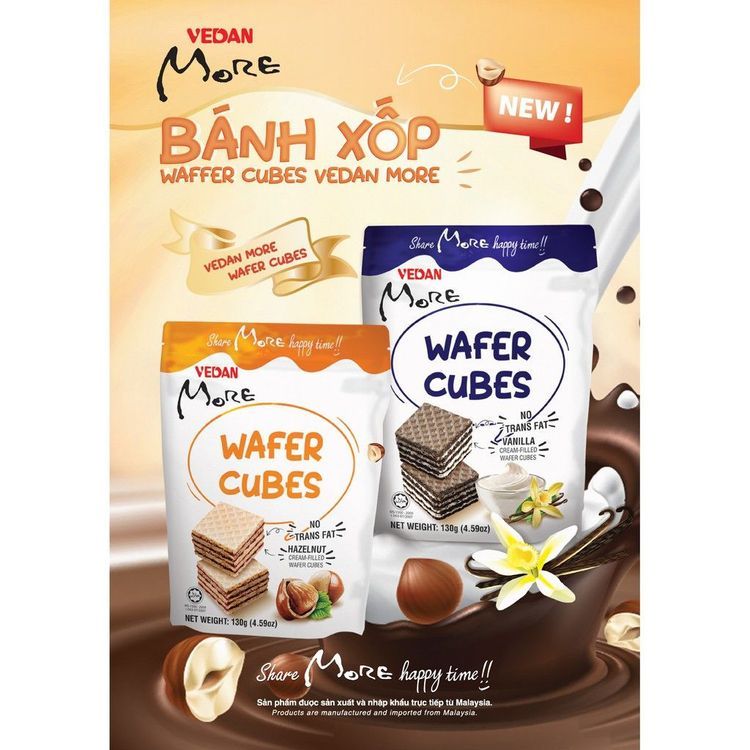 No. 5 - Bánh Xốp Wafer Cubes Vani - 5