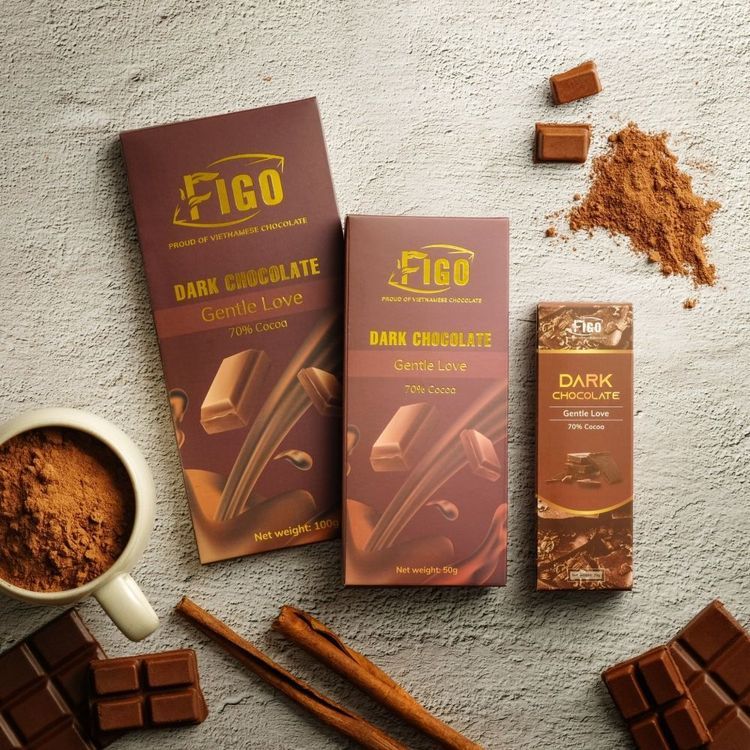 No. 3 - Socola Đen Figo 70% Cacao Ít Đường - 3