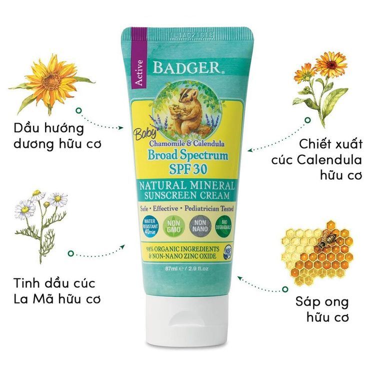 No. 1 - Kem Chống Nắng Hữu Cơ Baby SPF 40 - 6