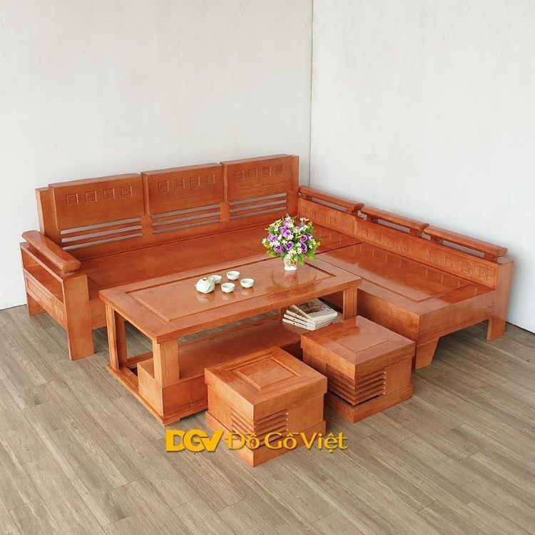 No. 8 - Sofa Góc Gỗ Sồi NgaBG081 - 2