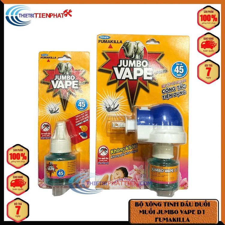No. 8 - Tinh Dầu Đuổi Muỗi Jumbo Vape 45 Ngày - 3