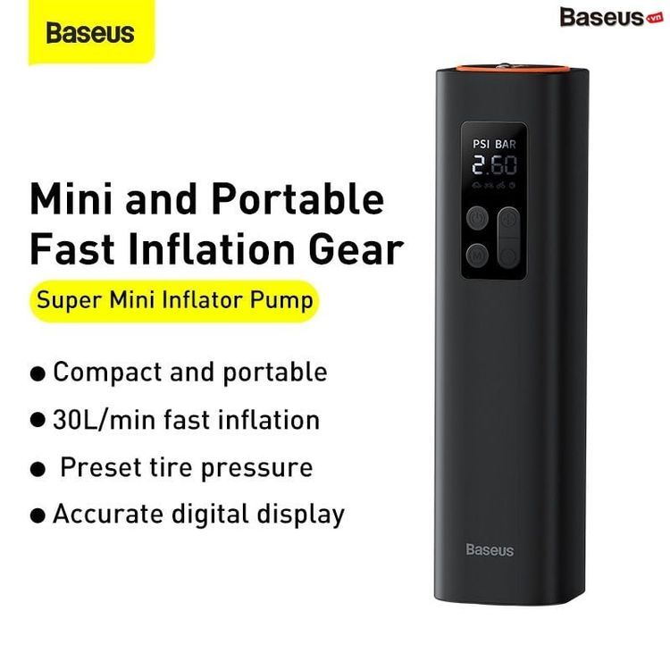 No. 8 - Bơm Xe Đạp Baseus Inflator PRO - 3