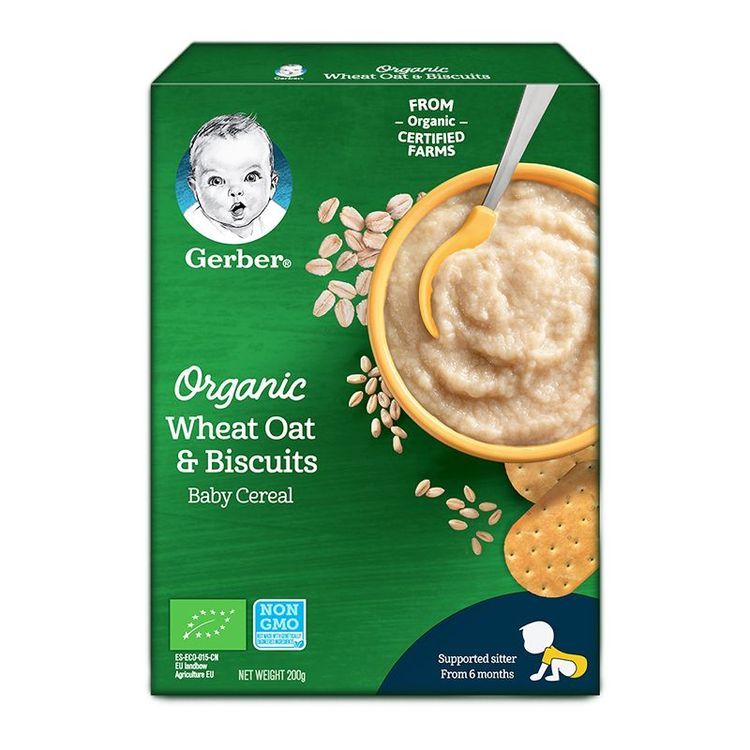 No. 8 - Bột Ăn Dặm Yến Mạch Organic Gerber - 1
