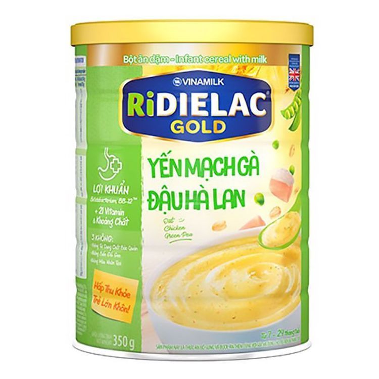 No. 7 - Bột Ăn Dặm RiDielac Gold Yến Mạch Gà Đậu Hà Lan - 2