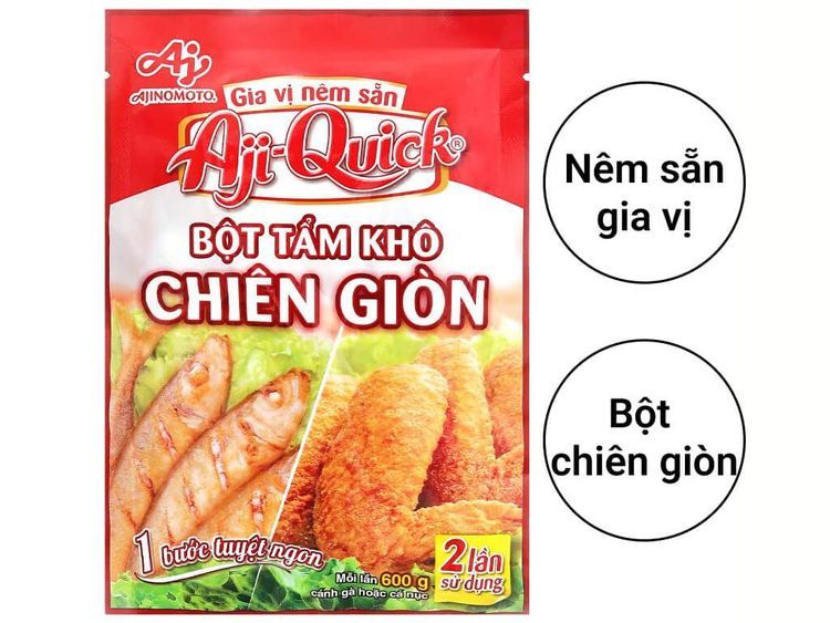 No. 4 - Bột Tẩm Khô Chiên Giòn Aji-Quick - 1