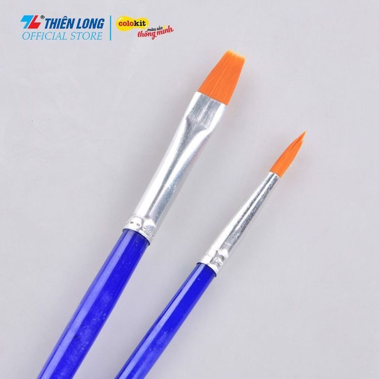 No. 8 - Cọ Vẽ Phẳng Và Tròn Colokit BRW-C01 - 2