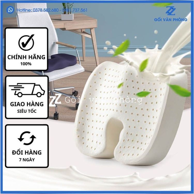 No. 2 - Gối Lót Ghế - Đệm Ngồi Công Thái Học Cao Cấp ZURI PILLOW - 2