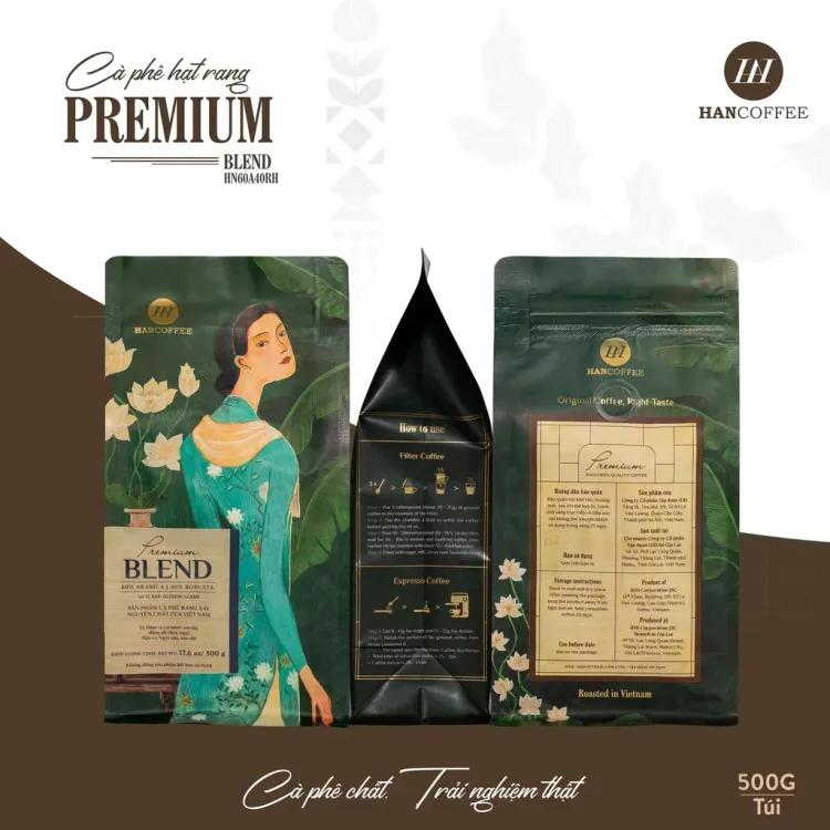 No. 6 - Cà Phê Hạt Rang Hancoffee Premium Blend - 5