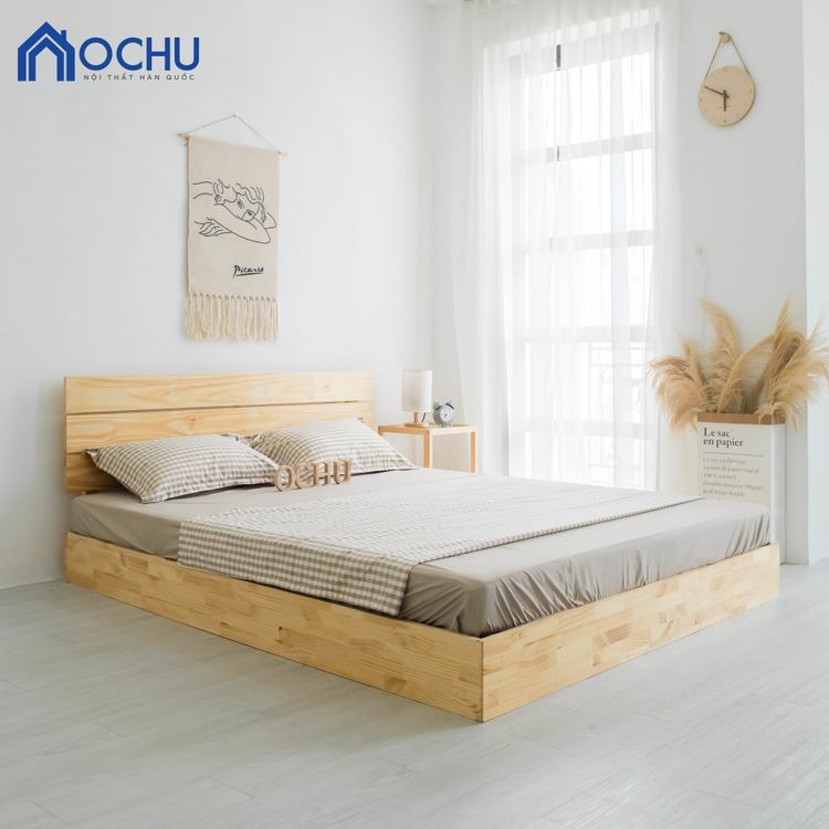 No. 7 - Giường Ngủ Pallet Bed Natural - 4