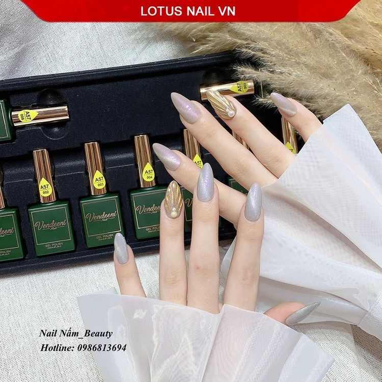 No. 7 - Sơn Gel Mắt Mèo Kim Cương Lotus Vendeeni - 5